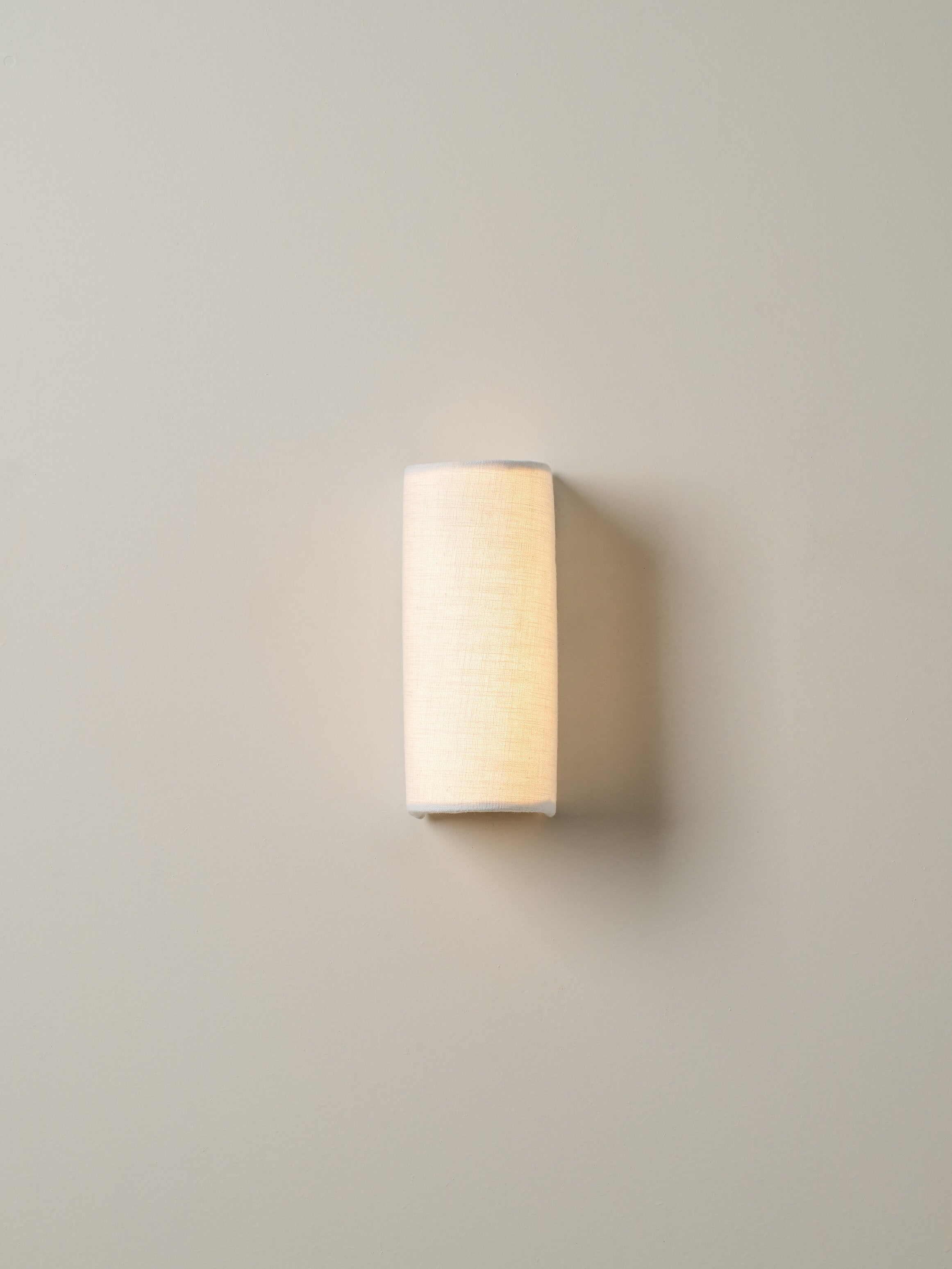 Folia applique simple en lin naturel