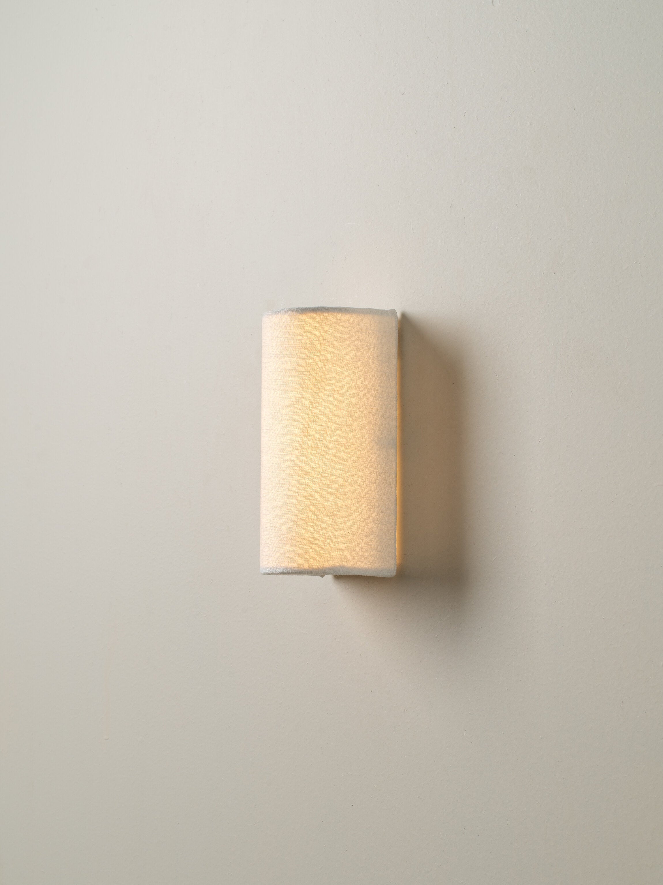 Folia applique simple en lin naturel