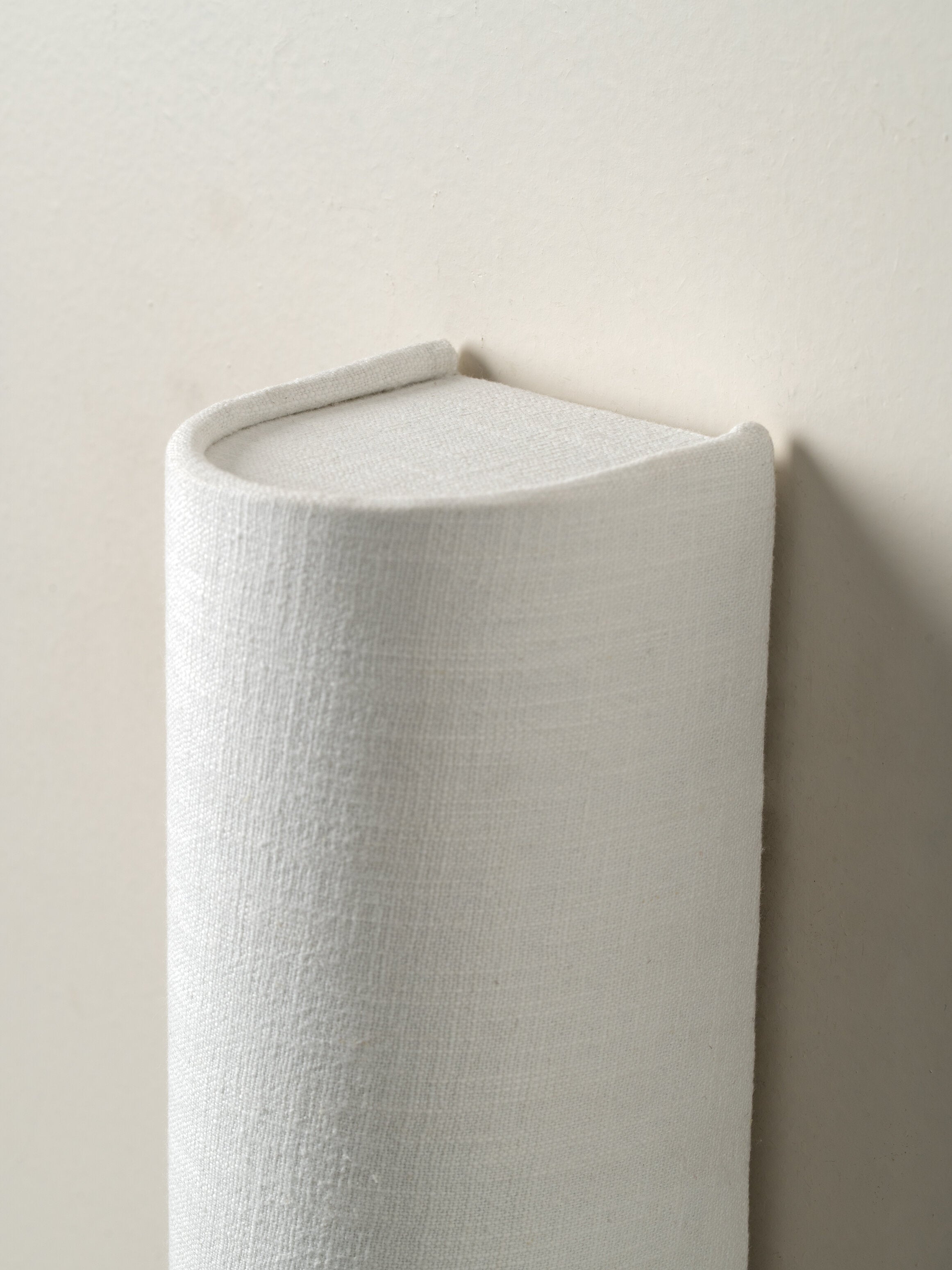 Folia applique simple en lin naturel
