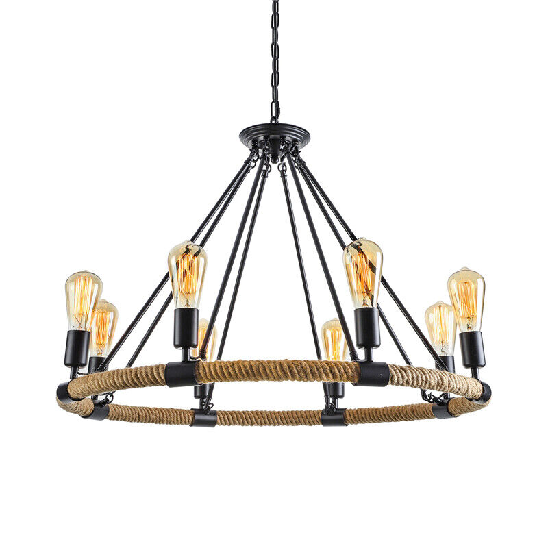 Epoch Suspension LED Design Métal Noir Salle à Manger/Salon/Bar/Restaurant