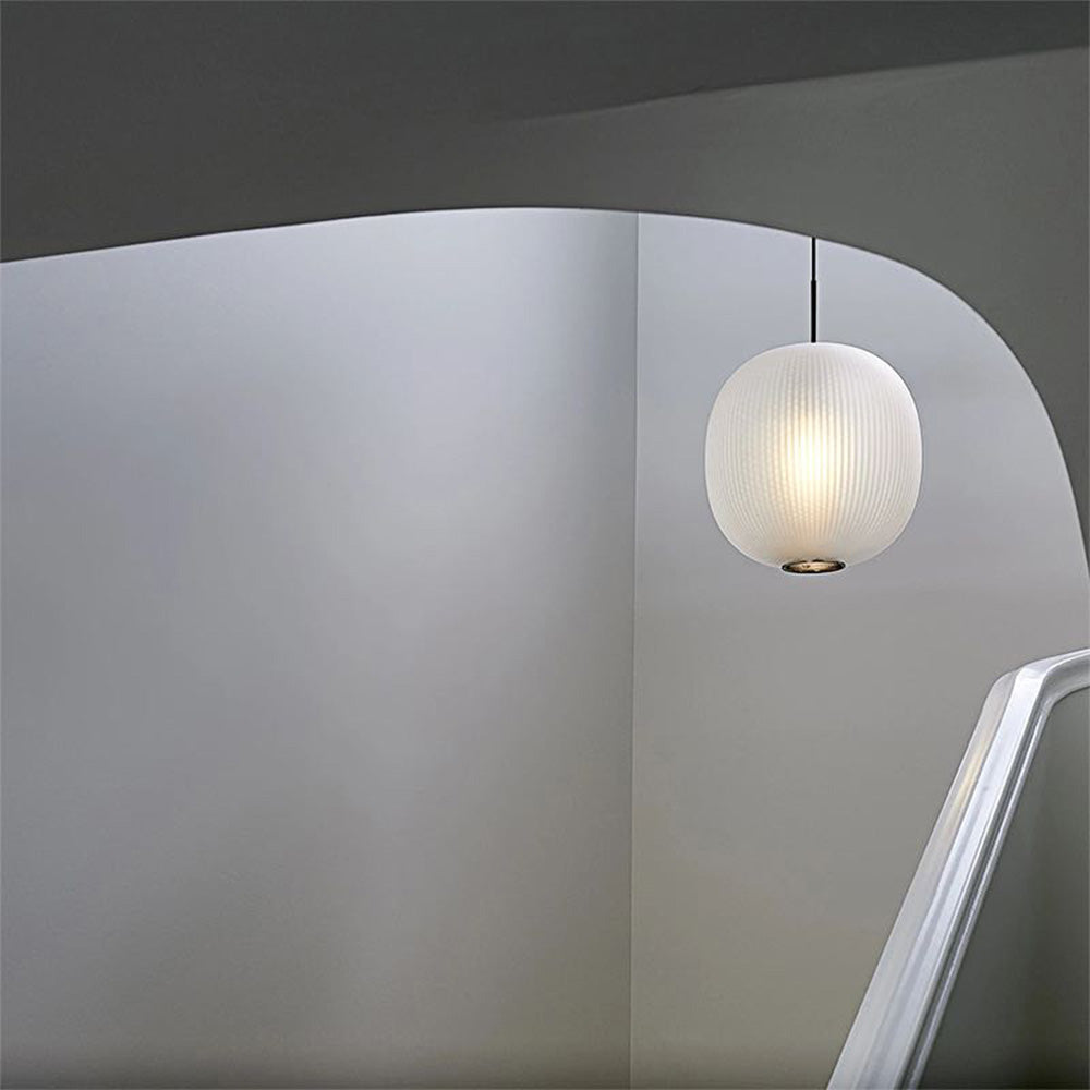 Valentina Design Luminaires Suspensions Globe Moderne Métal/Verre Gris Fumé/Blanc Sablonneux Salon