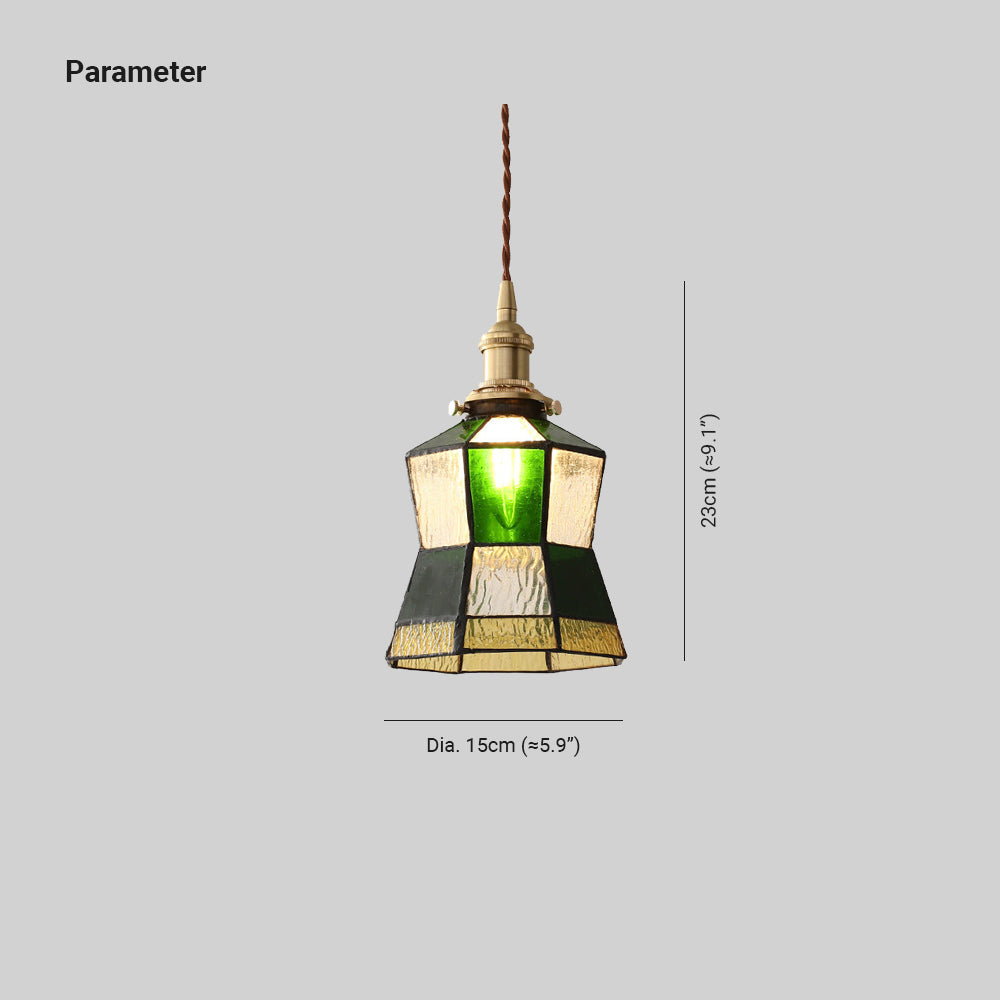 Tiffany Vintage Créatif Suspension Verre Salon/Chambre À Coucher