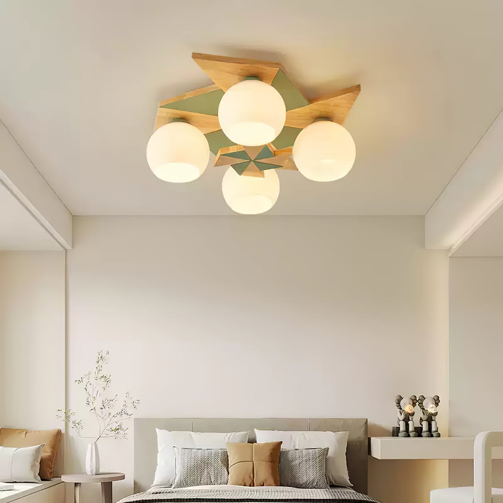 Ewooda Wooden Ceiling Lamp - Letslighting