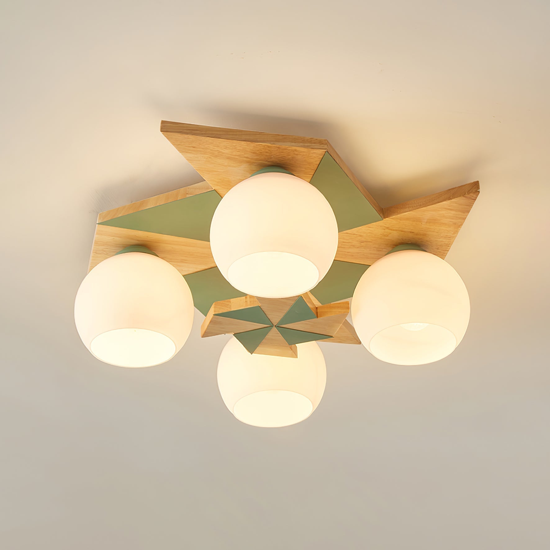 Ewooda Wooden Ceiling Lamp - Letslighting
