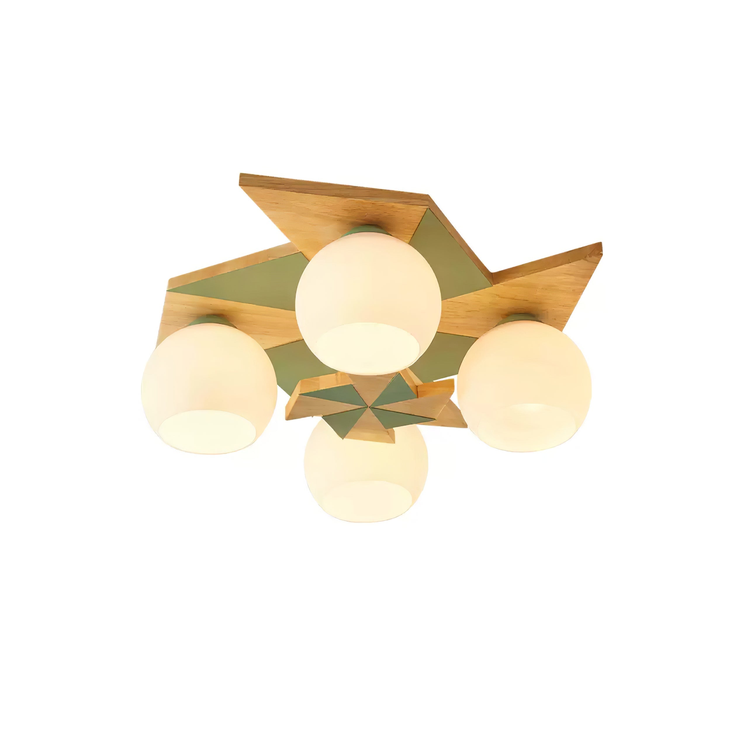 Ewooda Wooden Ceiling Lamp - Letslighting